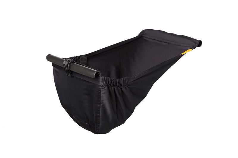 Baby Shopping Cart Hammock - Black Fabric - Little BaeBae