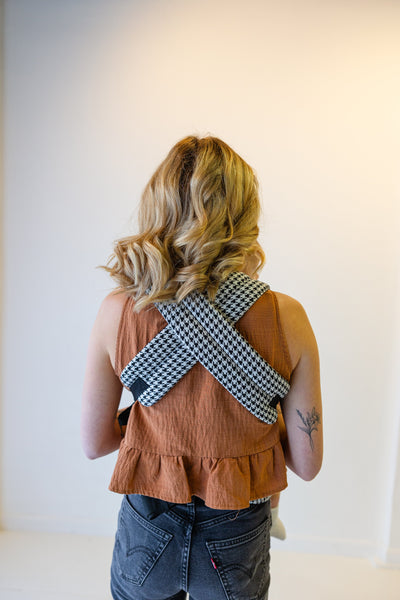 Coco Houndstooth - Woven Jacquard Premium Baby Carrier (7-35 lbs)