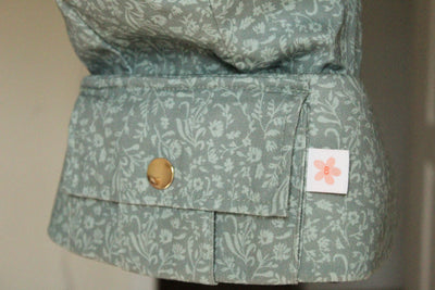 Monroe x Coco Bloom – Neutral Cotton Premium Baby Carrier (7–35 lbs)