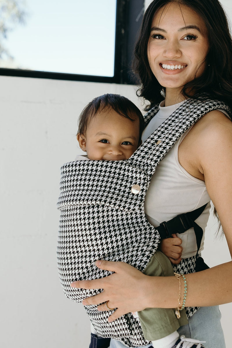 Coco Houndstooth - Woven Jacquard Premium Baby Carrier (7-35 lbs)