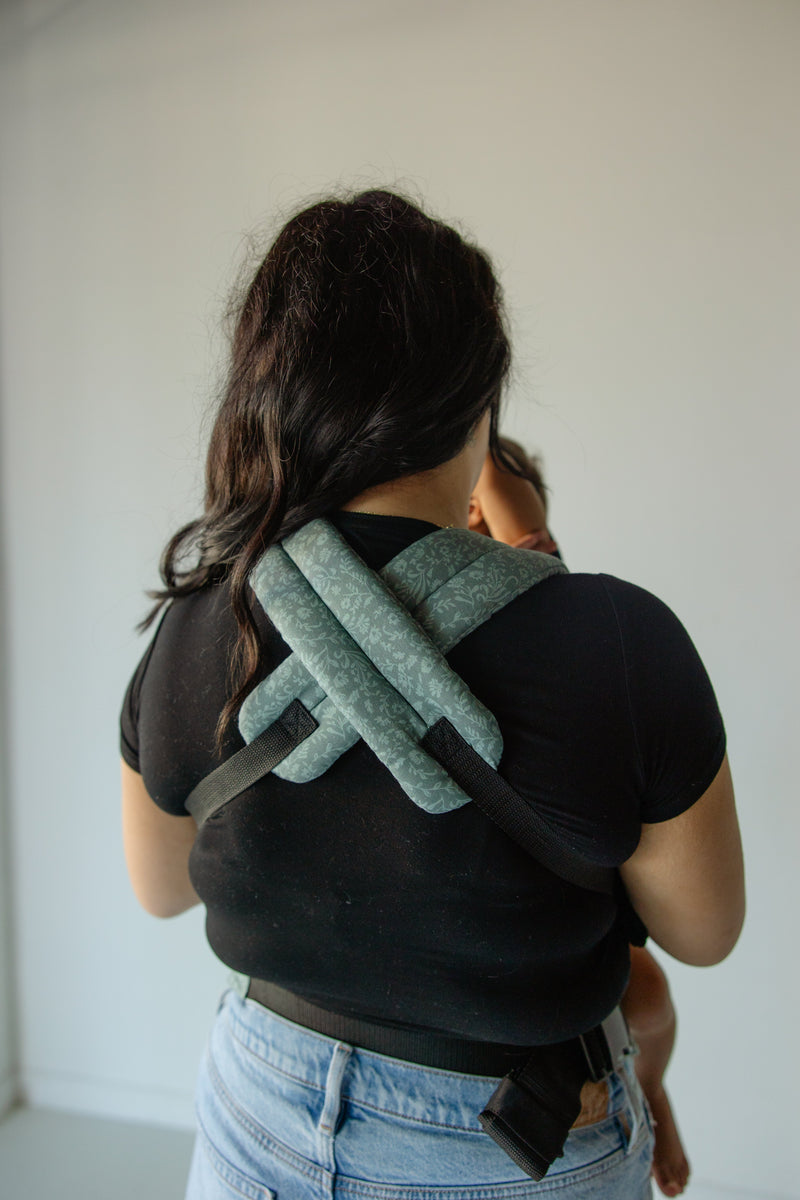 Monroe x Coco Bloom – Neutral Cotton Premium Baby Carrier (7–35 lbs)
