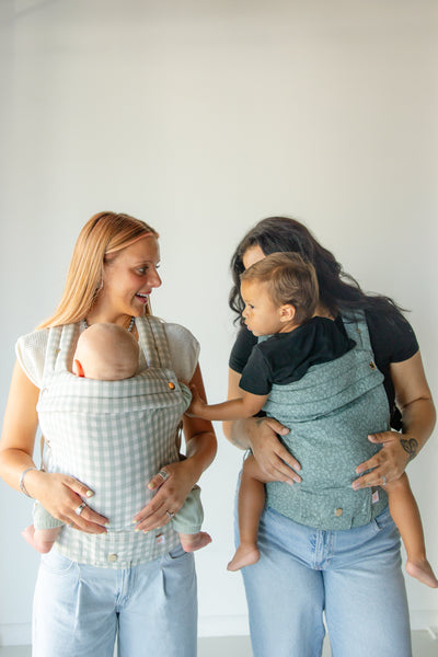Monroe x Coco Bloom – Neutral Cotton Premium Baby Carrier (7–35 lbs)