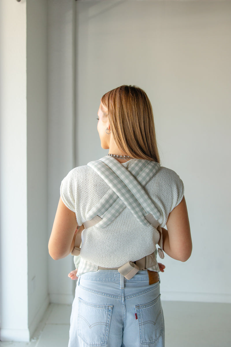 Monroe x Coco Gingham - Cotton Premium Baby Carrier (7-35 lbs)