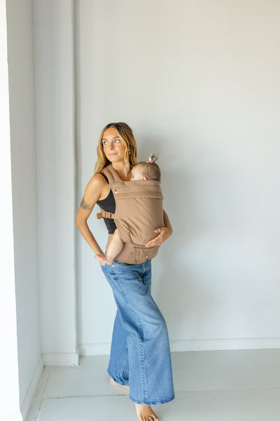 Monroe x Coco Desert - Cotton Linen Premium Baby Carrier (7-35 lbs)