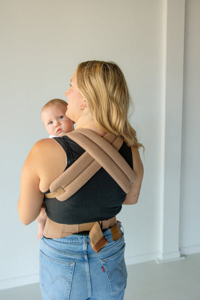 Monroe x Coco Desert - Cotton Linen Premium Baby Carrier (7-35 lbs)