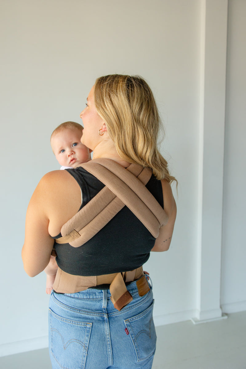 Monroe x Coco Desert - Cotton Linen Premium Baby Carrier (7-35 lbs)