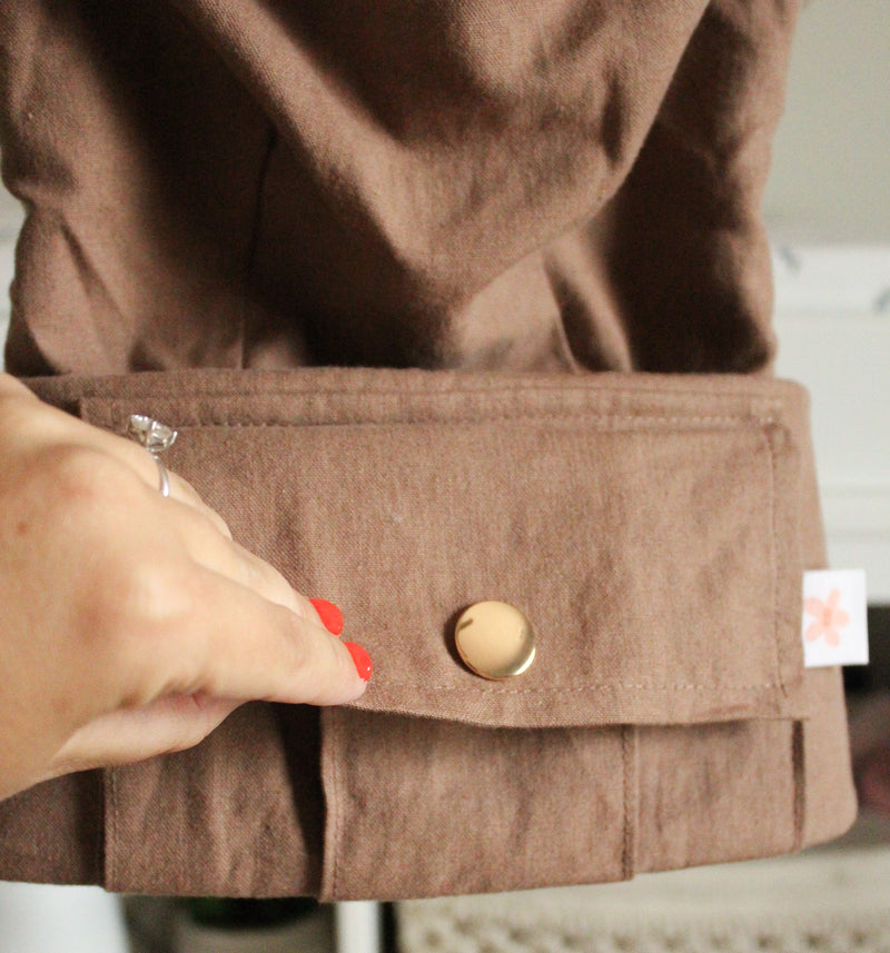 Monroe x Coco Desert - Cotton Linen Premium Baby Carrier (7-35 lbs)