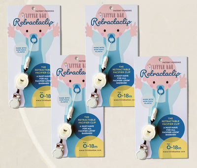 New! COMBO DEAL: RetractaClip 4-Pack - Little BaeBae