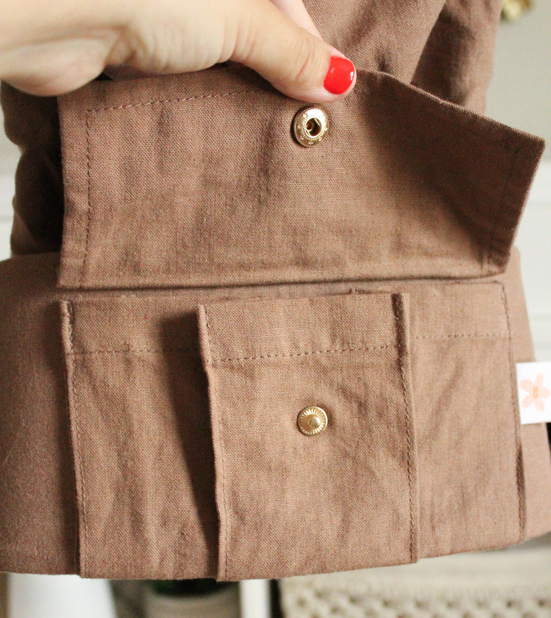 Monroe x Coco Desert - Cotton Linen Premium Baby Carrier (7-35 lbs)