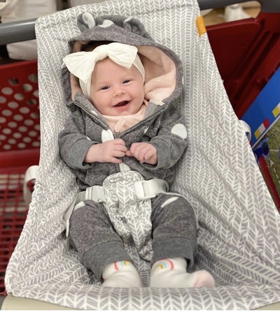 Baby Shopping Cart Hammock - Little Arrows - Little BaeBae