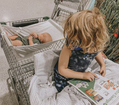 Baby Shopping Cart Hammock - Little Arrows - Little BaeBae