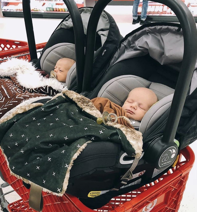 Baby Shopping Cart Hammock - Tropical Days - Little BaeBae