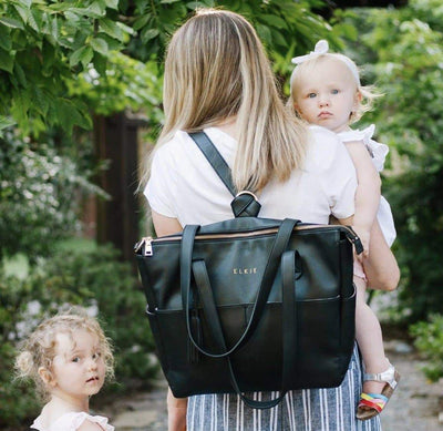 The Aberdeen - Ebony (Ultimate Mom Bag) - Little BaeBae