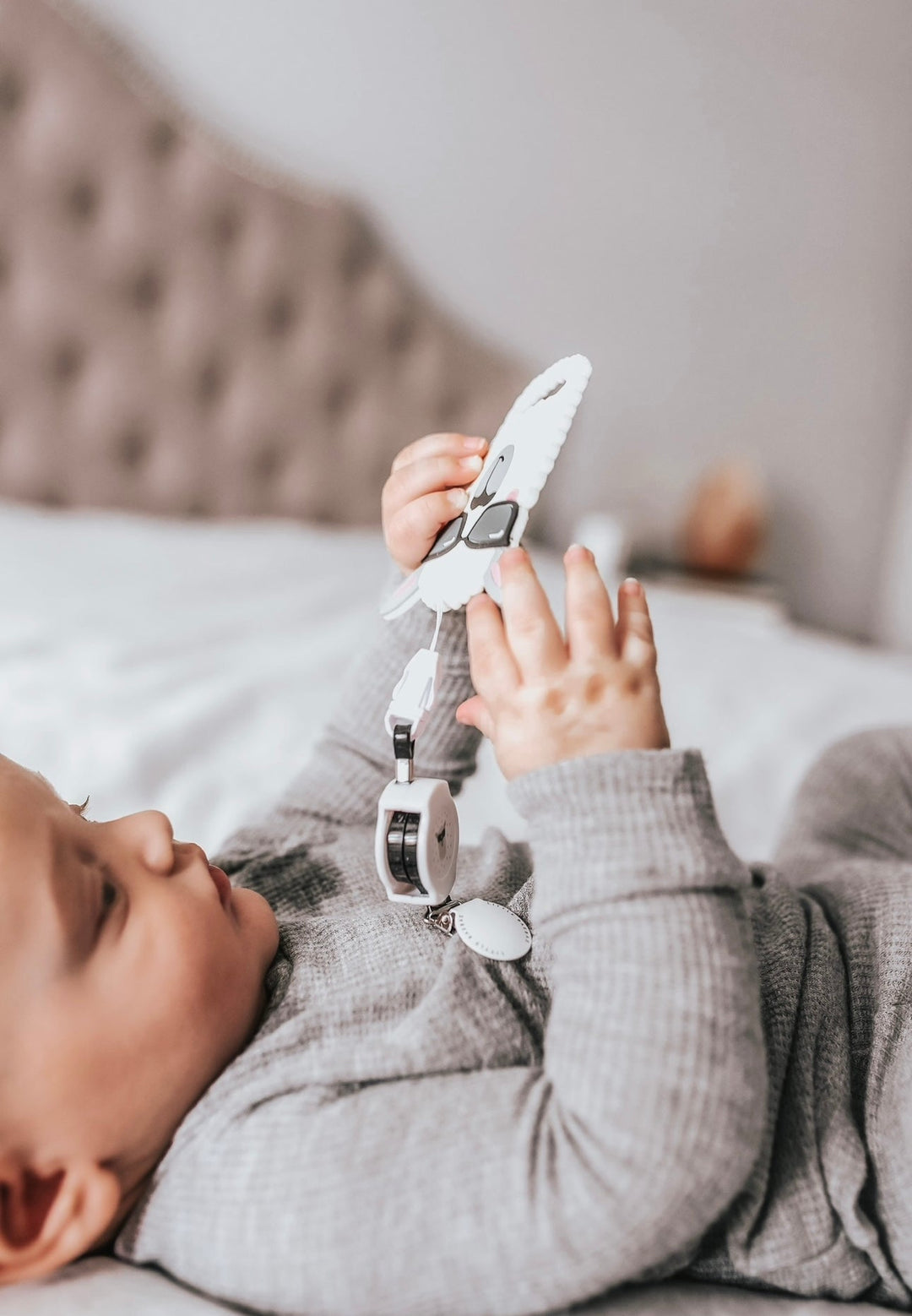 First Ever Retractable Pacifier Clip (RetractaClip 4.0) -Little