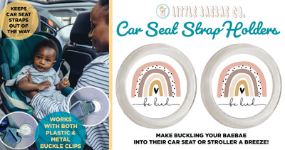 NEW! Car Seat Strap Holders - Little BaeBae