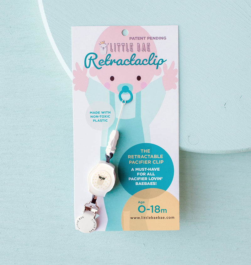 NEW! Signature Llama RetractaClips 4.0 (Retractable Pacifier Clip) - Little BaeBae