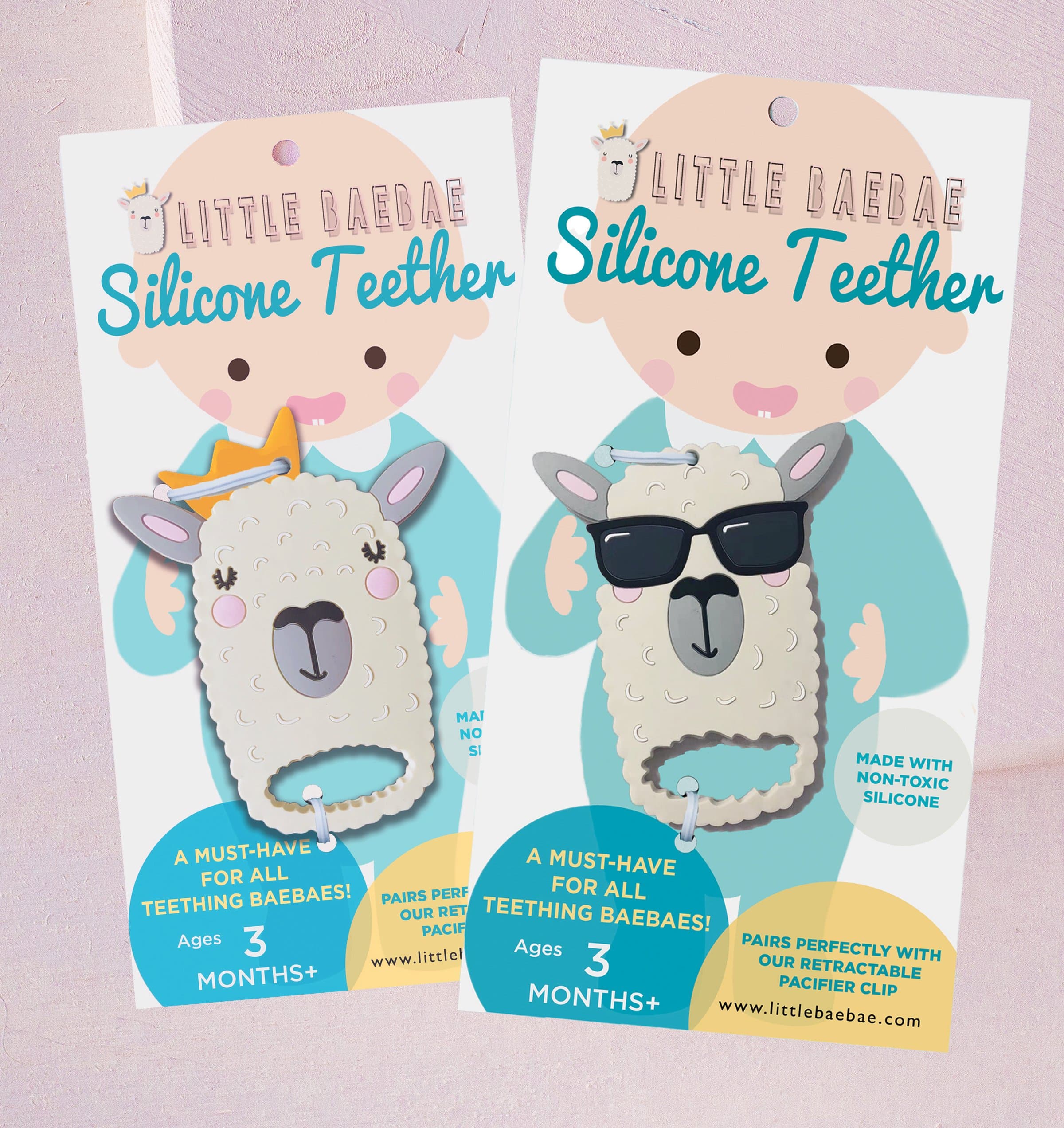 Silicone Llama Teethers (Baby Teether) – Little BaeBae Store