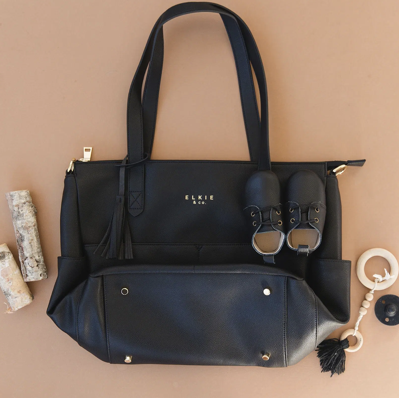 The Aberdeen - Ebony (Ultimate Mom Bag) - Little BaeBae