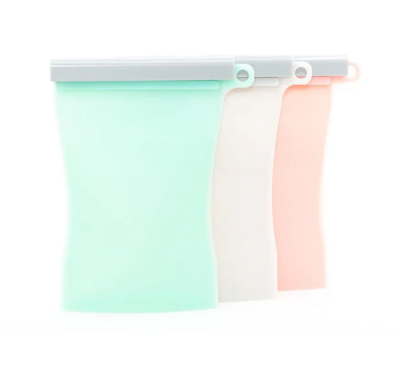 Junobie Reusable Silicone Milk Storage Bags - 2 PACK - Little BaeBae