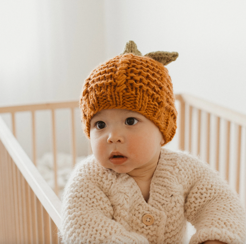 Great Pumpkin Hand Knit Beanie