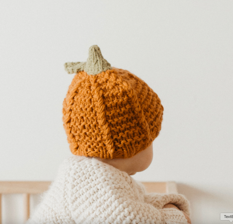 Great Pumpkin Hand Knit Beanie