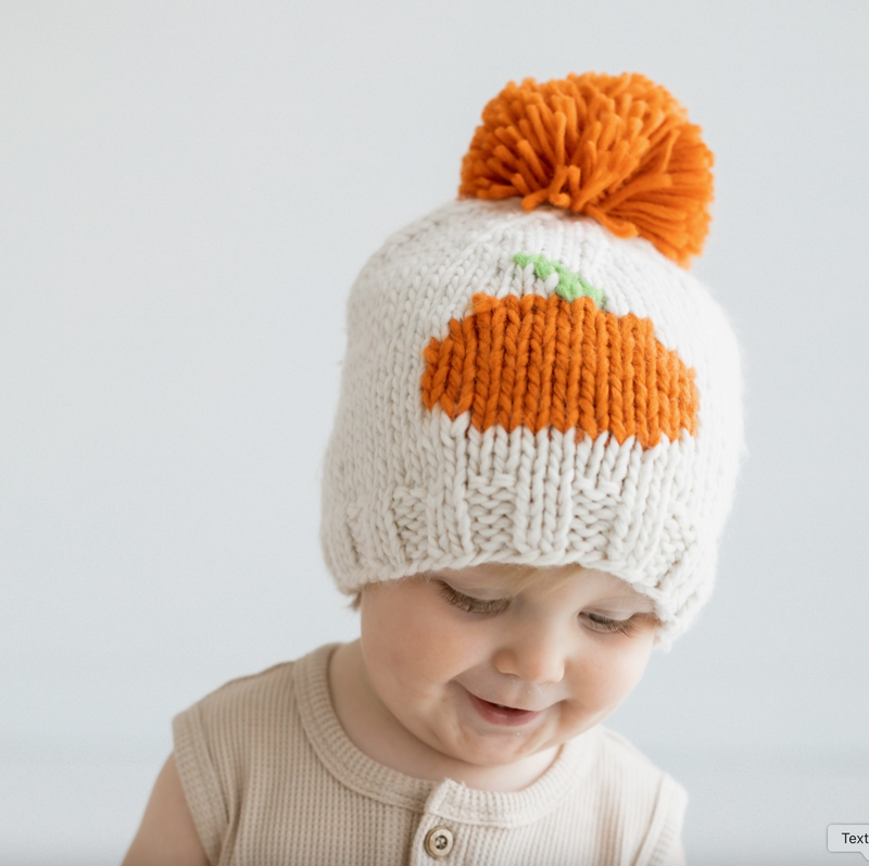 Pumpkin Hand Knit Beanie