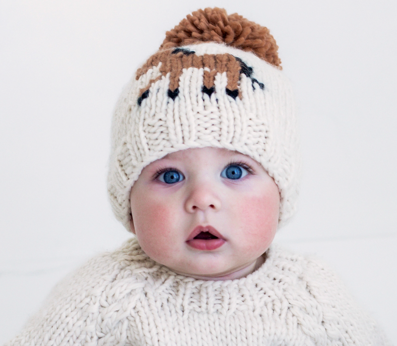 Pony Hand Knit Beanie