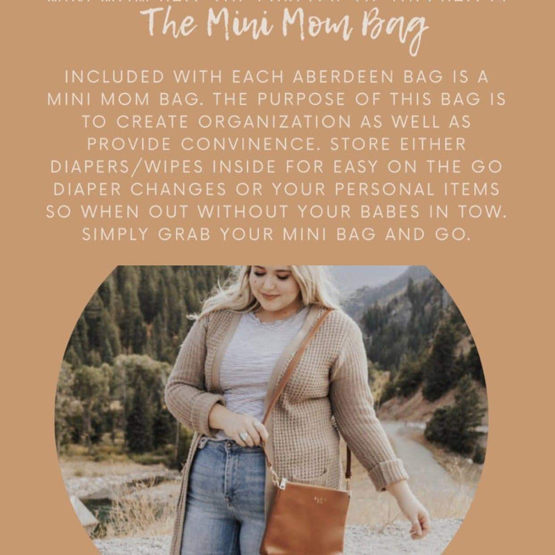 NEW! The Aberdeen - Taupe (Ultimate Mom Bag) - Little BaeBae