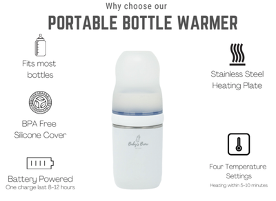 Portable Bottle Warmer Pro & Formula Dispenser Set - Little BaeBae